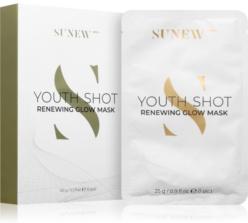 SUNEWMED+ Youth Shot Regenerating Glow Face Sheet Mask regenerating glow face sheet mask 6 pc