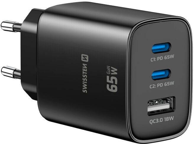 CARREGADOR SWISSTEN EDGE 65W PR