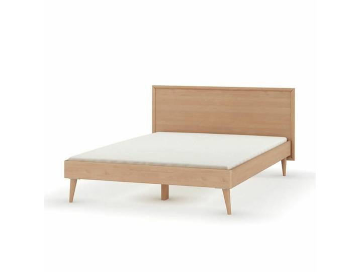 Pack lit avec matelas mia bois massif 160x200 cm