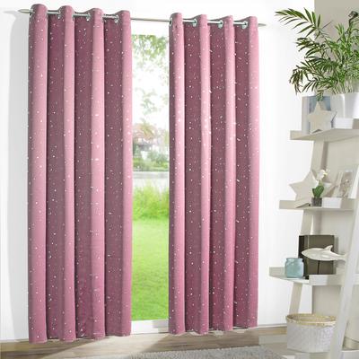 Vorhang WECKBRODT "Sarin", rosa, B:135cm H:160cm, Microfaser, Polyester, Gardinen, blickdicht, Thermo, wärme-,kälteisolierend, abdunkelnd, Gardine, Store