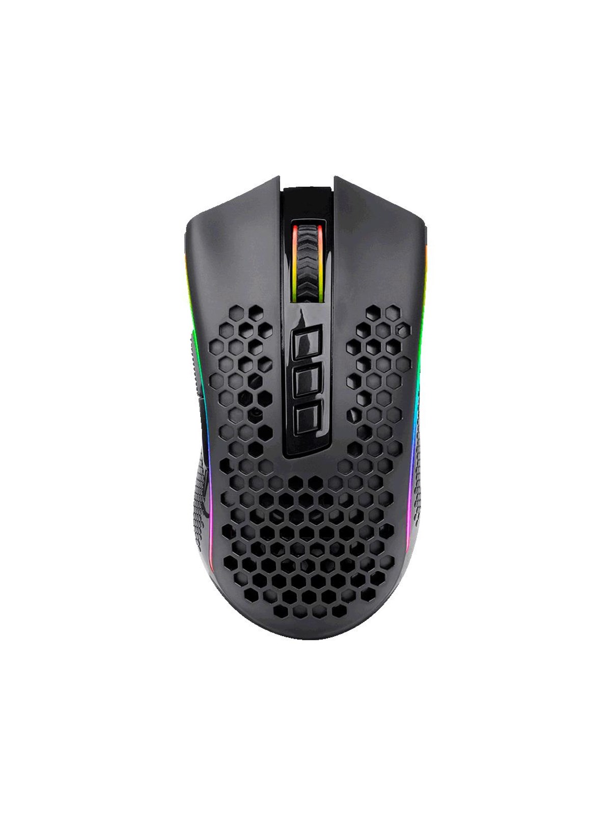 REDRAGON M808 Storm Lightweight RGB Wireless Gaming Mouse - Gaming Maus (Schwarz mit RGB)