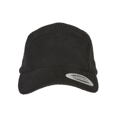 Fitted Cap FLEXFIT "Flexfit Accessoires Polar Fleece Jockey Cap", Gr. onesize, schwarz, 100% Polyester, unifarben, Caps