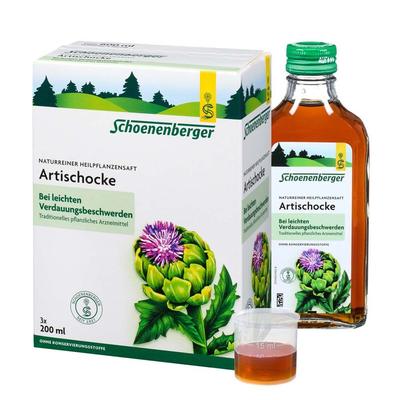 Artischockensaft Schoenenberger 3x200 ml Saft