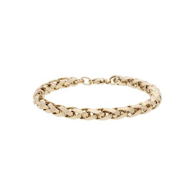 Armkette FIRETTI "Schmuck Geschenk Gold 585 Armschmuck Armband Goldarmband Zopfkette" Gr. 21, gold (gelbgoldfarben), Armbänder, Damen, 21, Gelbgold 585, Armkette