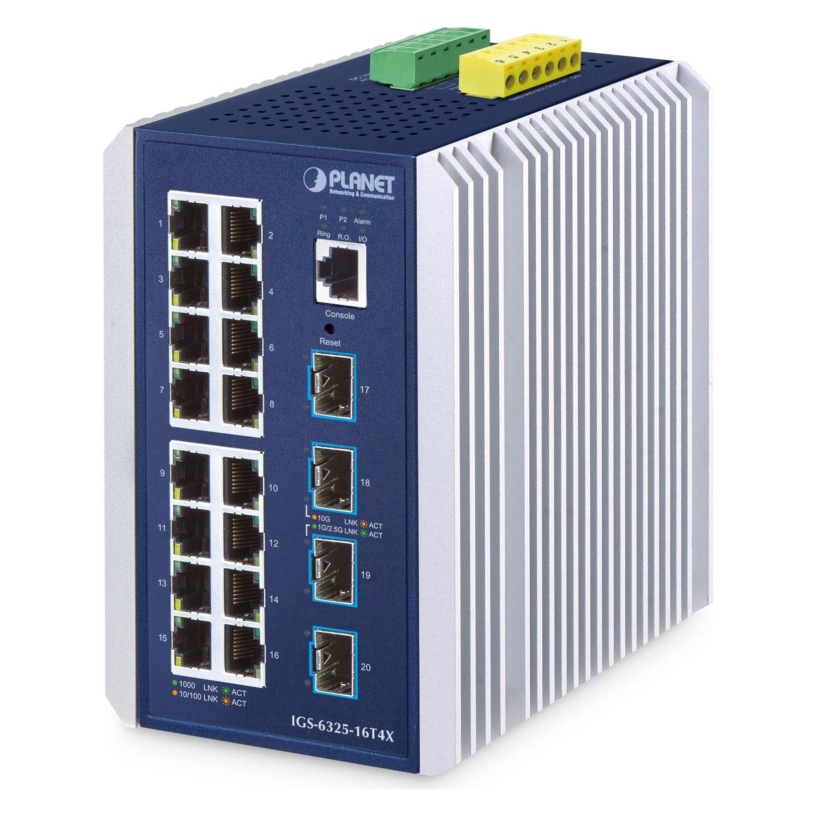 Planet Industrial 16-Port Managed Switch IGS-6325-16T4X (16 Ports) (IGS-6325-16T4X)