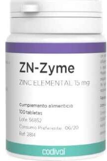 Codival Zn-Zyme 15 mg 100 comp