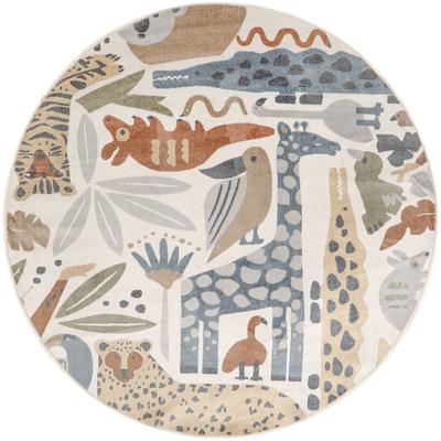 Nourison Astra Machine Washable Animal Print Area Rug