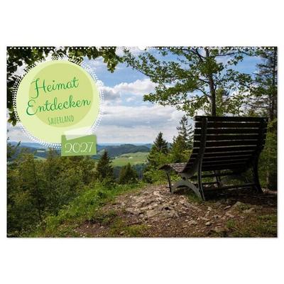 Heimat Entdecken: Sauerland (Wandkalender 2027 DIN A2 quer), CALVENDO Monatskalender