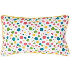 KISSENHÜLLE Bunte Punkte 30/50 cm, 100% Baumwolle