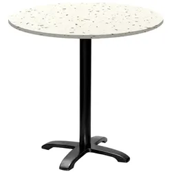 RestooTab - Tisch Bazila Ø80cm Dekor Terrazzo cassata