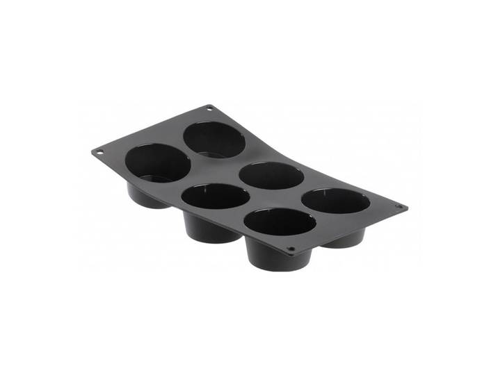 De Buyer Backförmchen Moul Flex schwarz Silikon B 17.5 cm 1 Stk