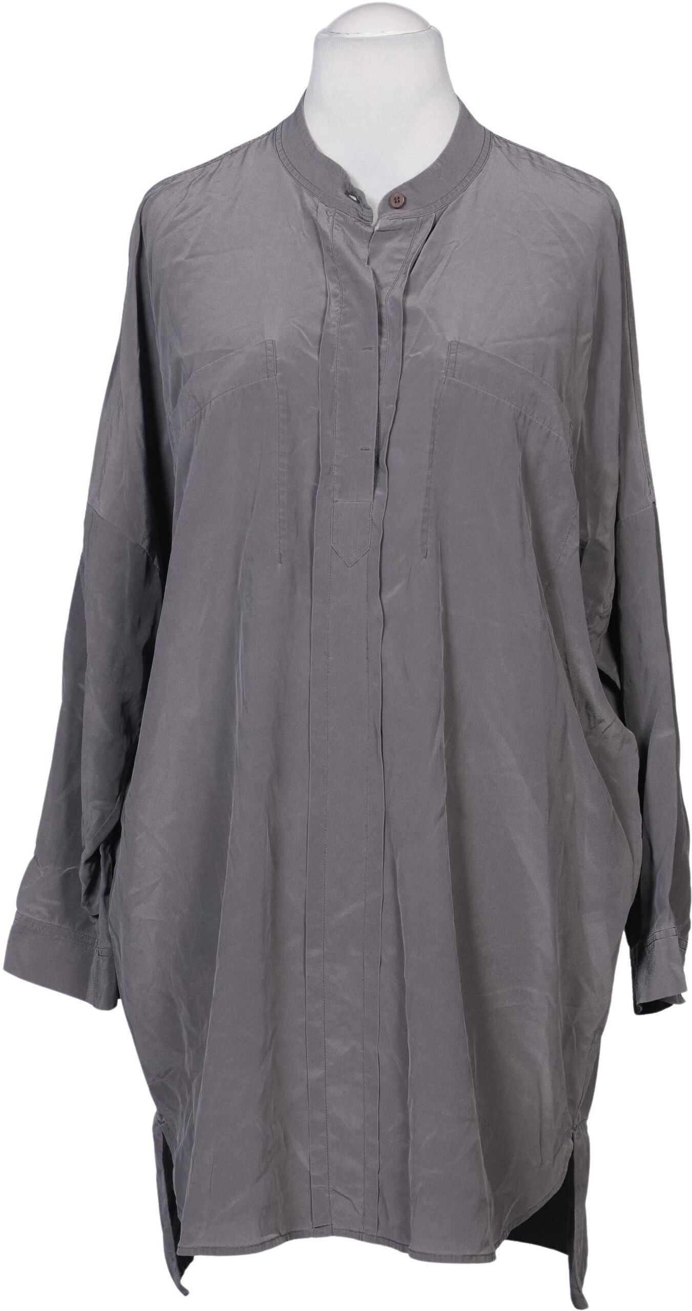 Diane VON Furstenberg Damen Kleid, Grau, Gr. M, Seide - Second Hand
