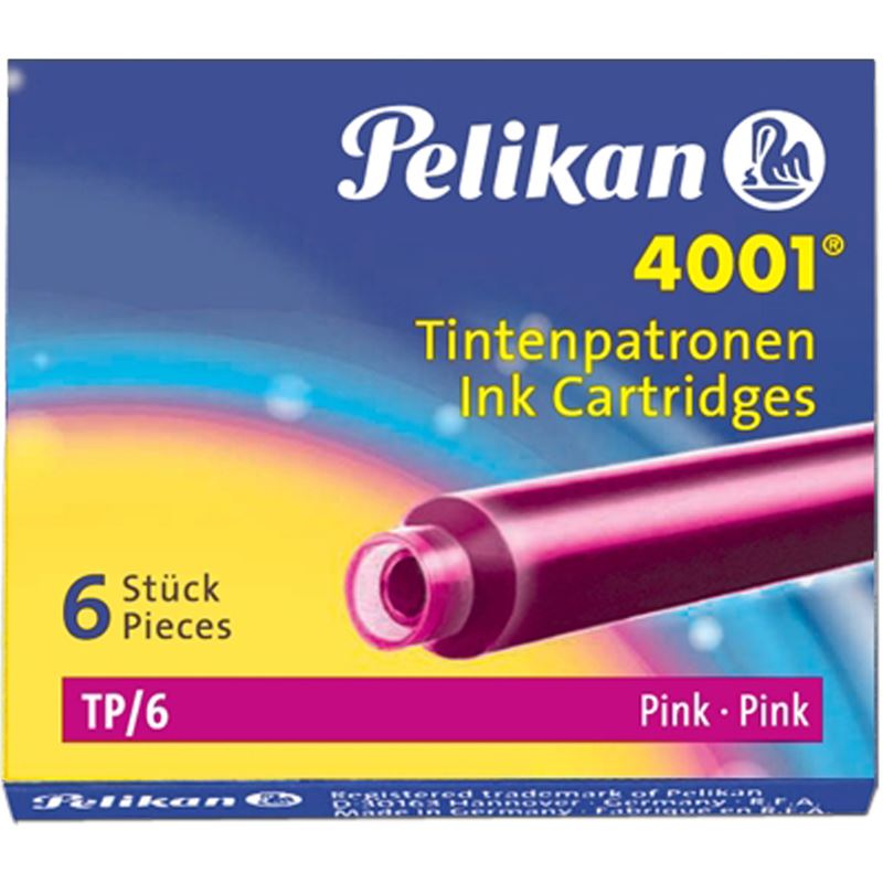 Pelikan Tintenpatronen 4001 TP/6, pink