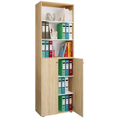 Büroschrank Regal Ordner Aktenschrank Lona 6fach