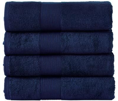 Fabstyles Soft Absorbent Bath Towel, 27 x 54 Inches, Set of 4