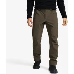 Hiball Essential Softshell Pants Herren Mud, Größe:XS - Hosen > Softshellhosen - Braun