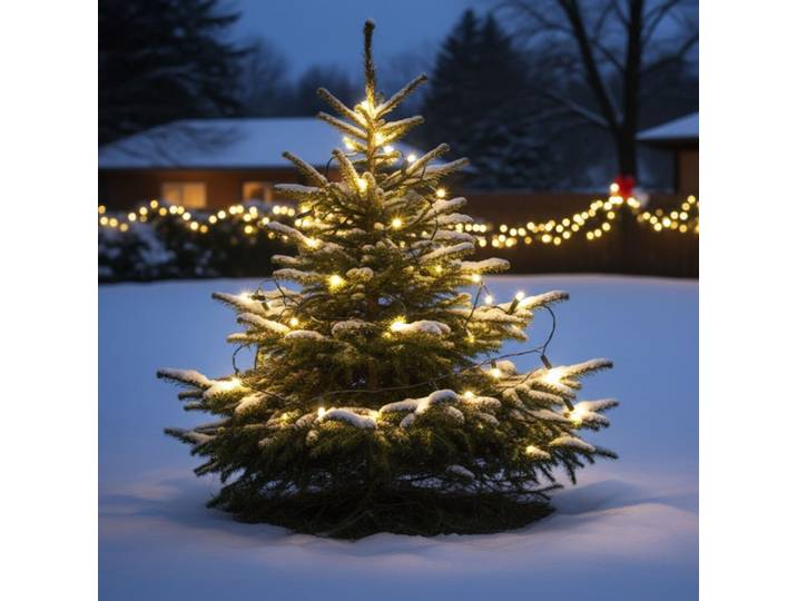 LED Lichterkette 40 LEDs, warmweiss, IP44, 3 m
