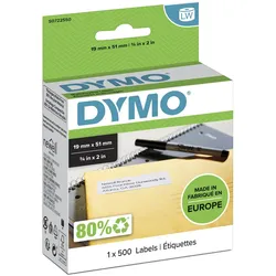 DYMO® Original Etikett für LabelWriter™, Vielzweck - weiss -  ablösbar, 1 x 500 Etiketten