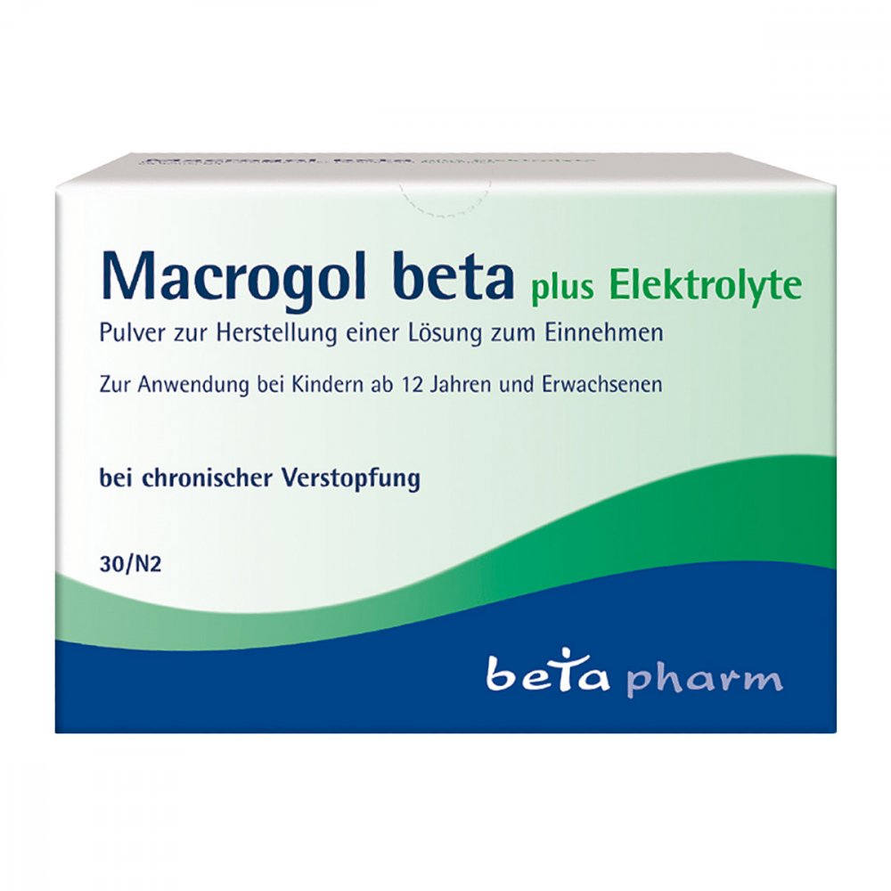betapharm Arzneimittel GmbH Macrogol beta plus Elektrolyte Plv.z.h.e.l.z.einn. 15391532