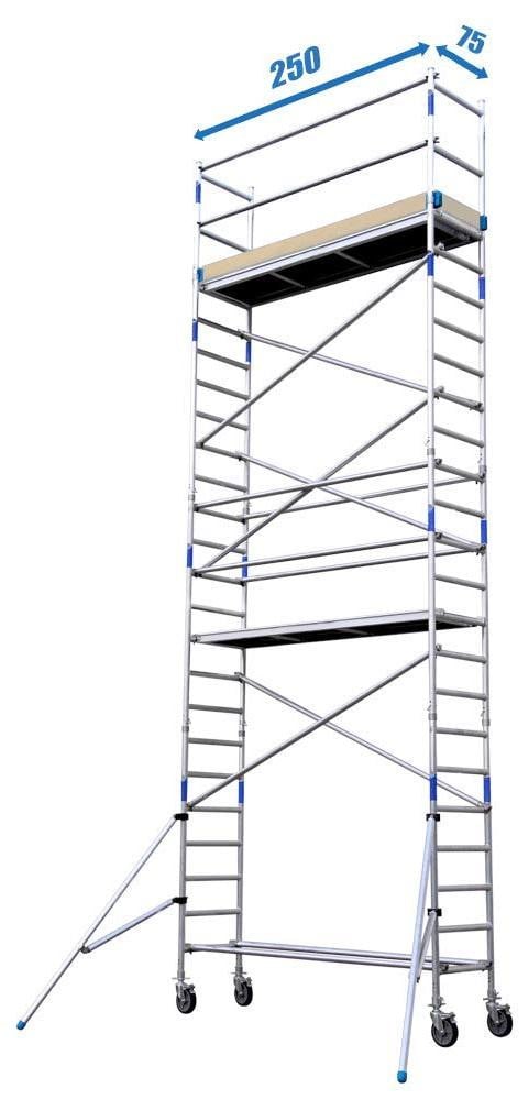 Selius Rolsteiger Smal Aluminium - Breedte: 75 cm, Werkhoogte: 10,3 m