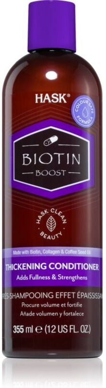 HASK Biotin Boost après-shampoing fortifiant pour le volume des cheveux 355 ml