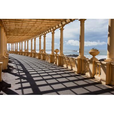 Fototapete PAPERMOON "Pergola da Foz in Porto", bunt, B:3m L:2,23m, Vlies, Tapeten