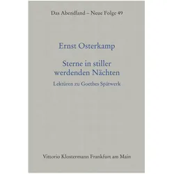 Osterkamp:Sterne in stiller werdenden N, Fachbücher von Ernst Osterkamp