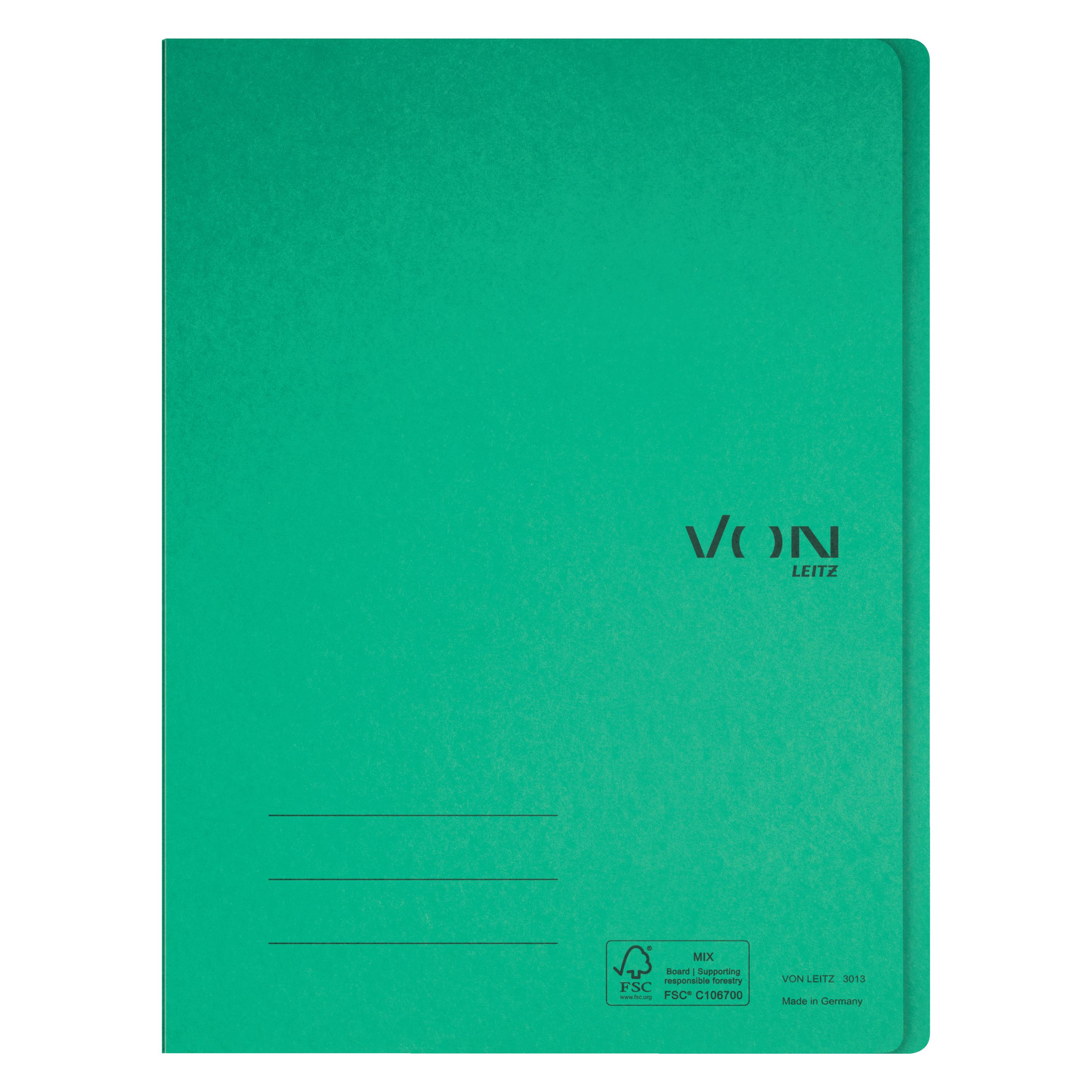 von Schnellhefter mit Heftmechanik, Grün (A4, 1x) (3013-00-55)