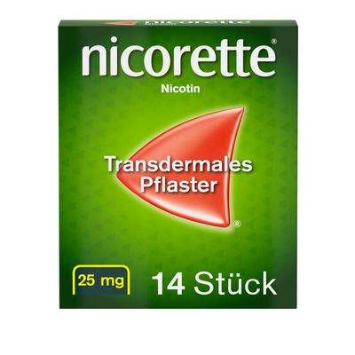 Nicorette TX Pflaster 25 mg 14 St transdermal