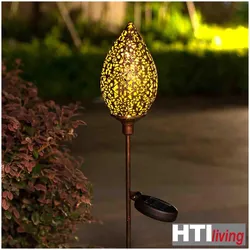 HTI-Living, Gartenbeleuchtung, Solarlampe Knospe 2er Set