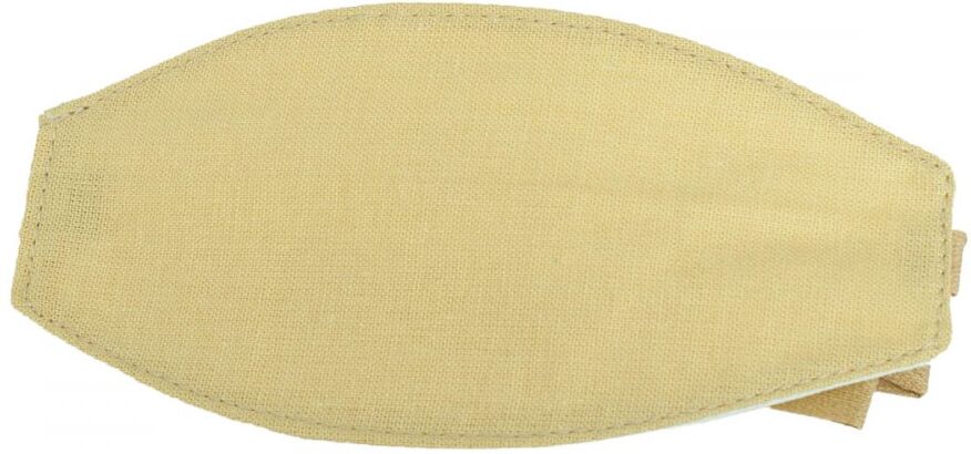 Augenbinde oval mit Bindeband sandfarben 1stk