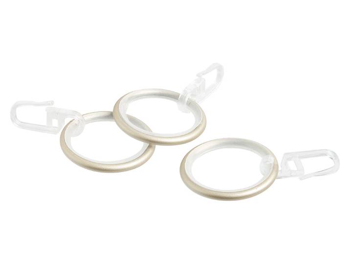 Gardinenringe für Ø16-20mm Champagner