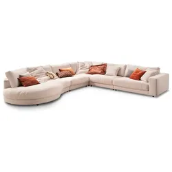 Portobello Ecksofa Aberdeen Stoff Nature
