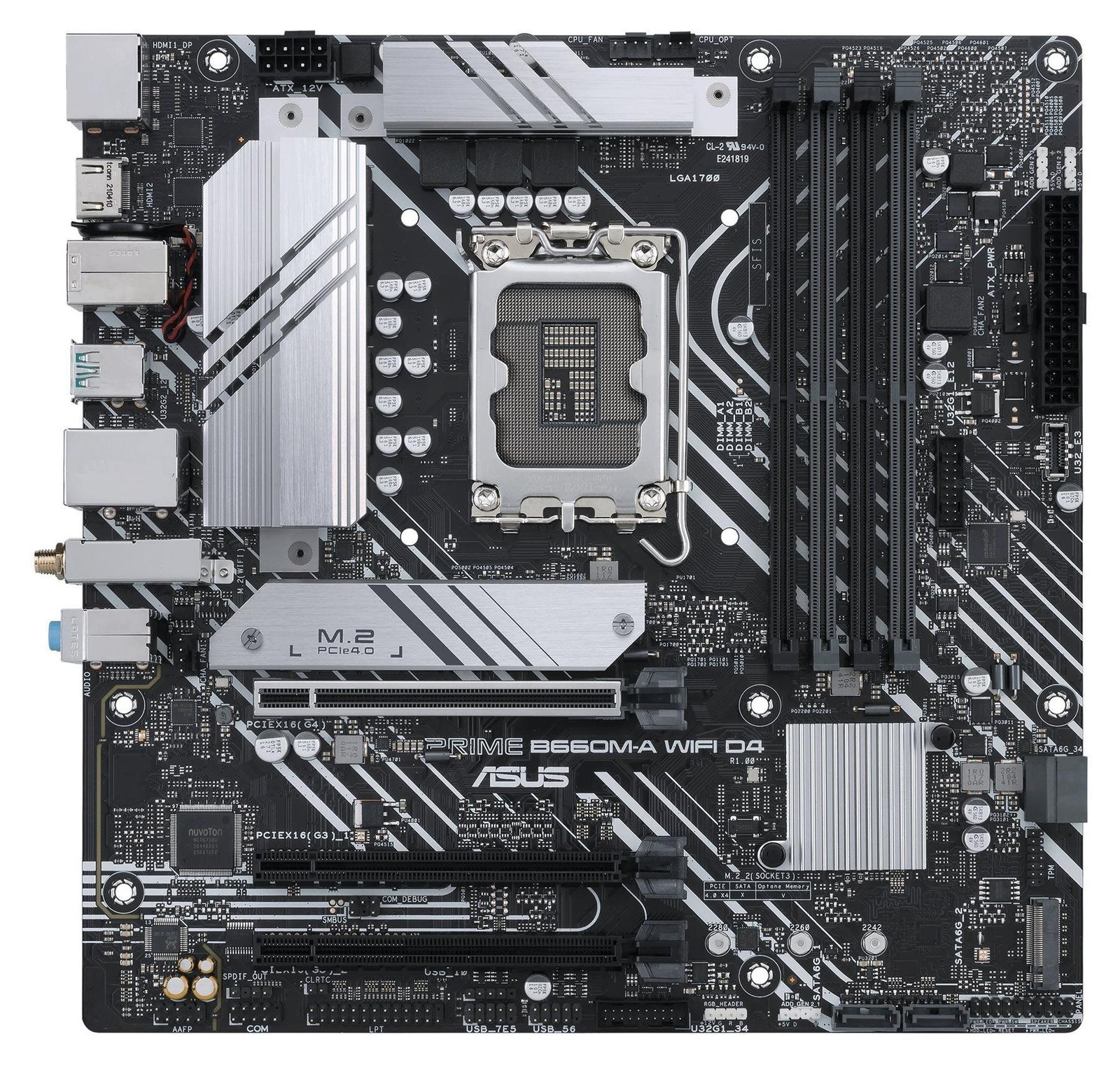 Asus Prime H770-PLUS Moederbord LGA1700 DDR5 USB3.2 Gen 2 AURA