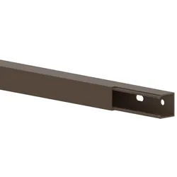 GGK 1037 Leitungsführungskanal LFG 20x20mm-8014, PVC, mit Bodenlochung, braun LFG20x20  - 2 Meter
