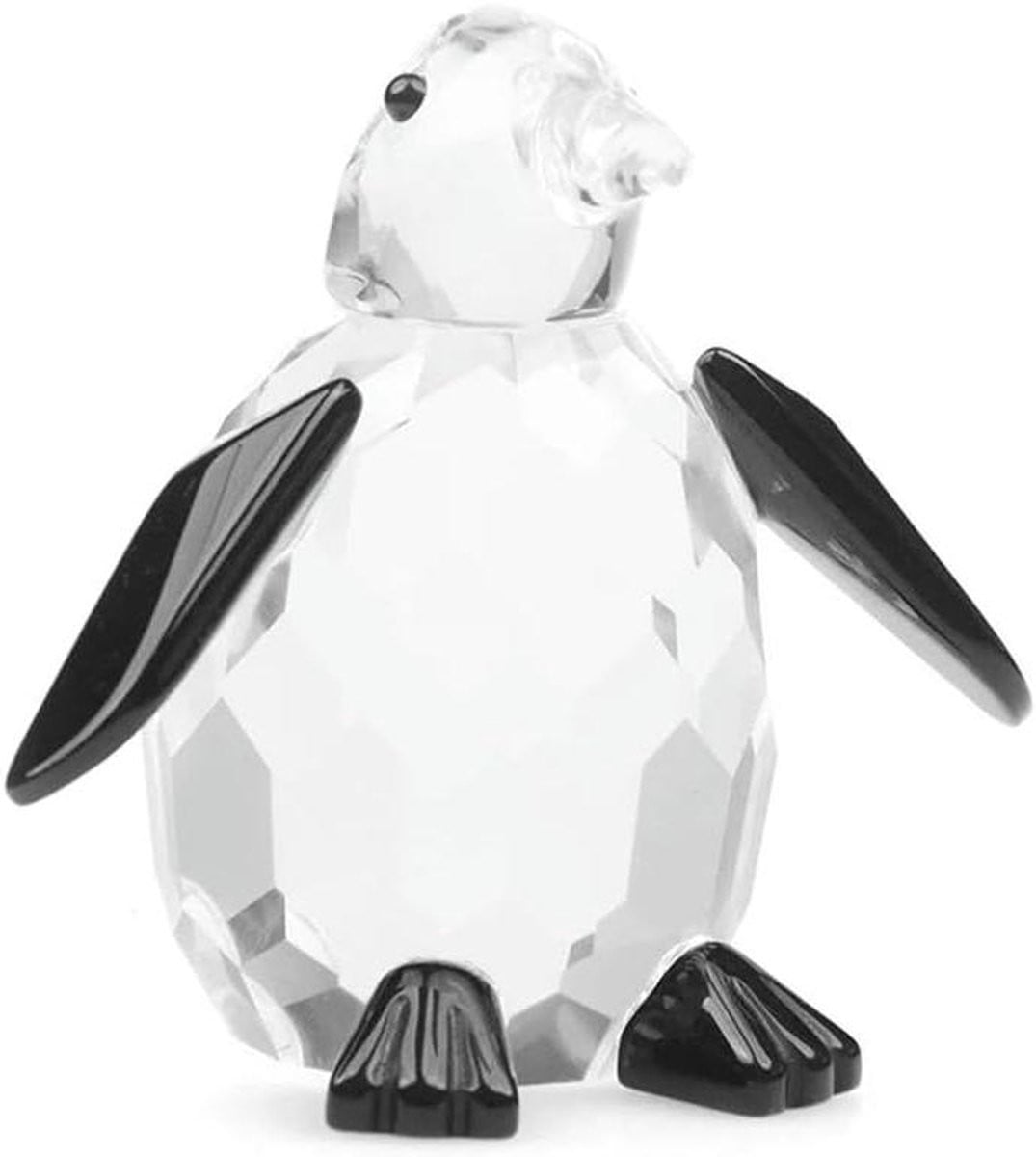 Set van 3 klassieke Pinguïn Glas Beeldjes voor bureau decoratie