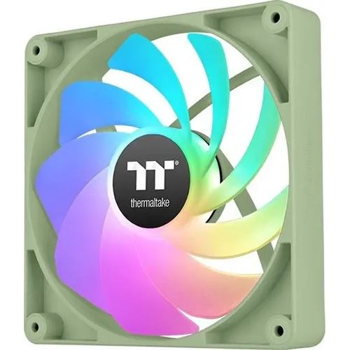 120x120x25mm Thermaltake CT120 Reverse ARGB Sync PC Cooling Fan Matcha Green 2 Pack
