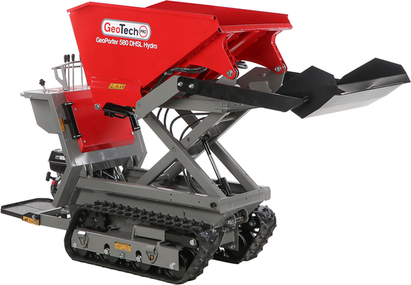 GeoTech Pro GeoPorter 580 DHSL Hydro  Raupentransporter mit Scherenhubmechanismus  Hydrostatischer Antrieb