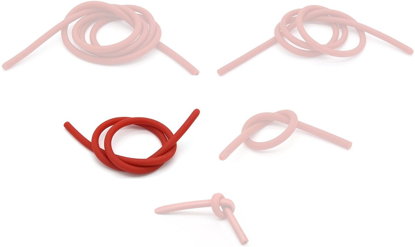BDSMaster Tuyau flexible pour Seringues Pipe Flex L 100cm