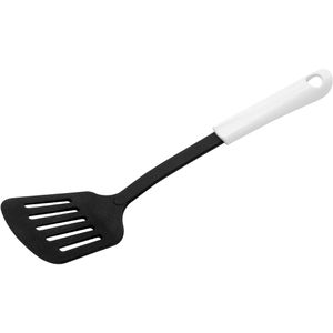 Fackelmann Pfannenwender Arcadalina, Kunststoff, 8 x 34 cm, spülmaschinengeeignet, weiß