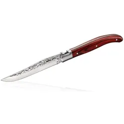 GEFU Rancho Steakmesser-Set, Besteck, Silber, Schwarz