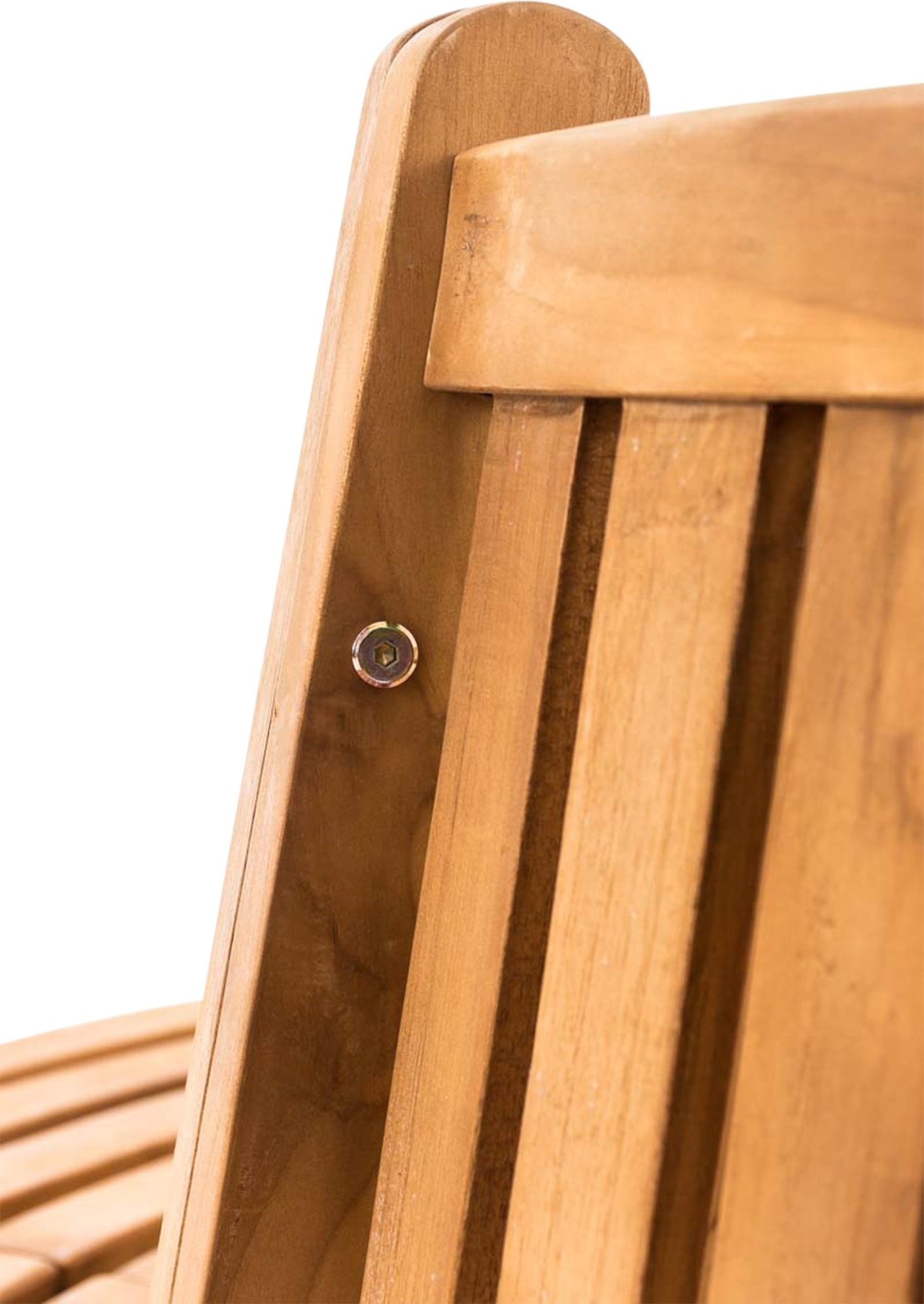 Baumbank HLO-CP24 halbrund 200 cm teak