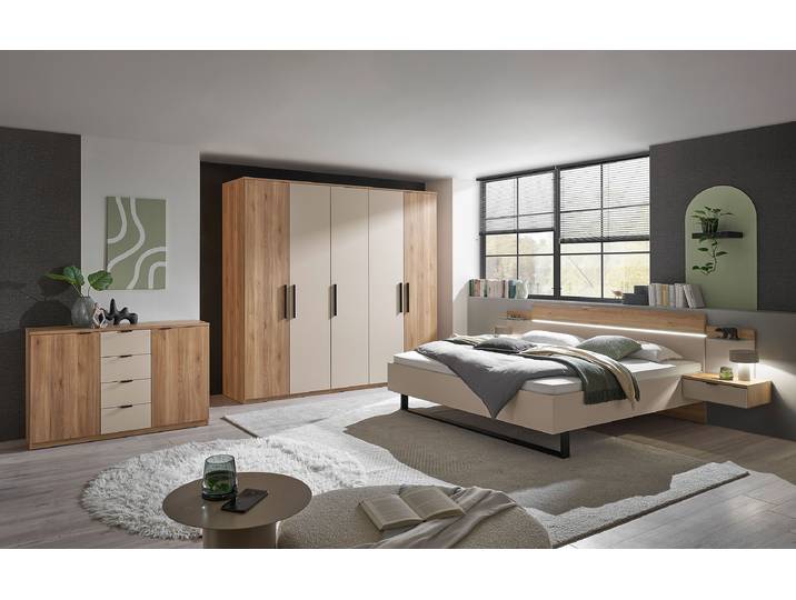 Armoire à portes battantes Westcliff 251 x 228 x 60cm Marron