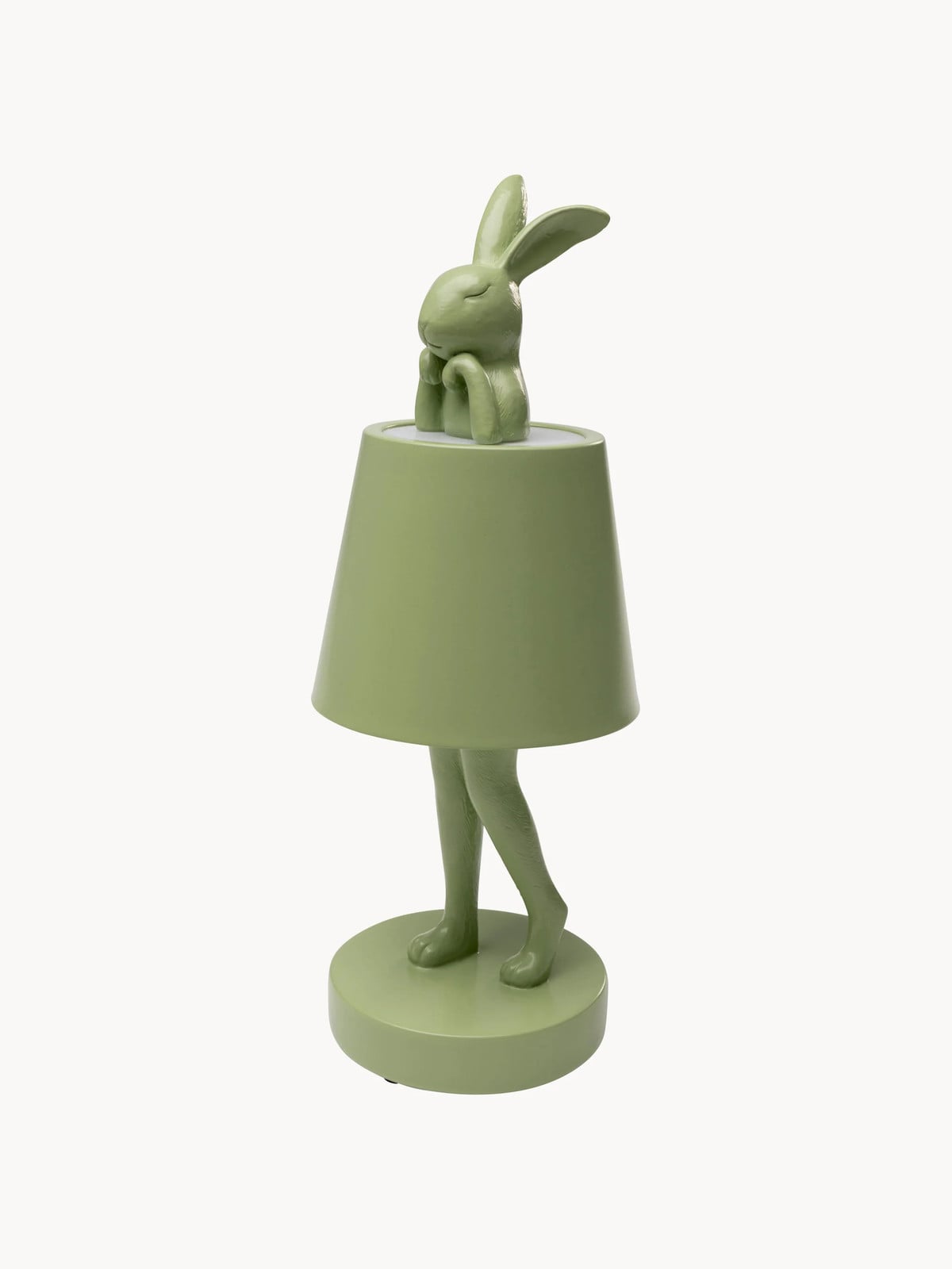 Kare Design Rabbit draagbare LED design tafellamp met dimfunctie en oplaadbare accu