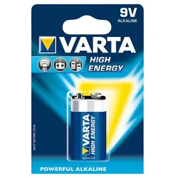 VARTA 9V High Energy 6LR61-PP3