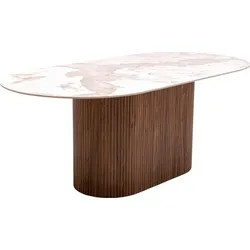 KARE DESIGN Esstisch Ruben 71697 240 x 100 cm Holzoptik Nussbaum