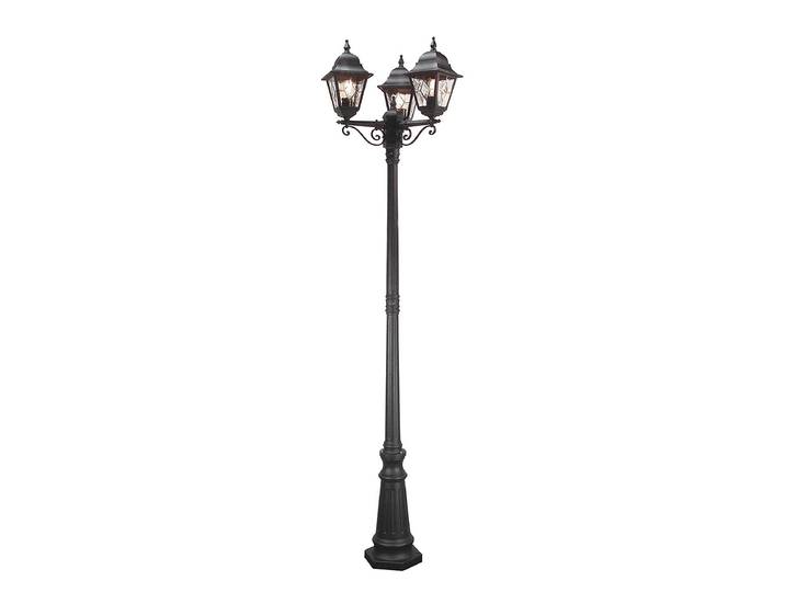 Wegeleuchte Norfolk Typ C Ø 60cm Schwarz/Schwarz