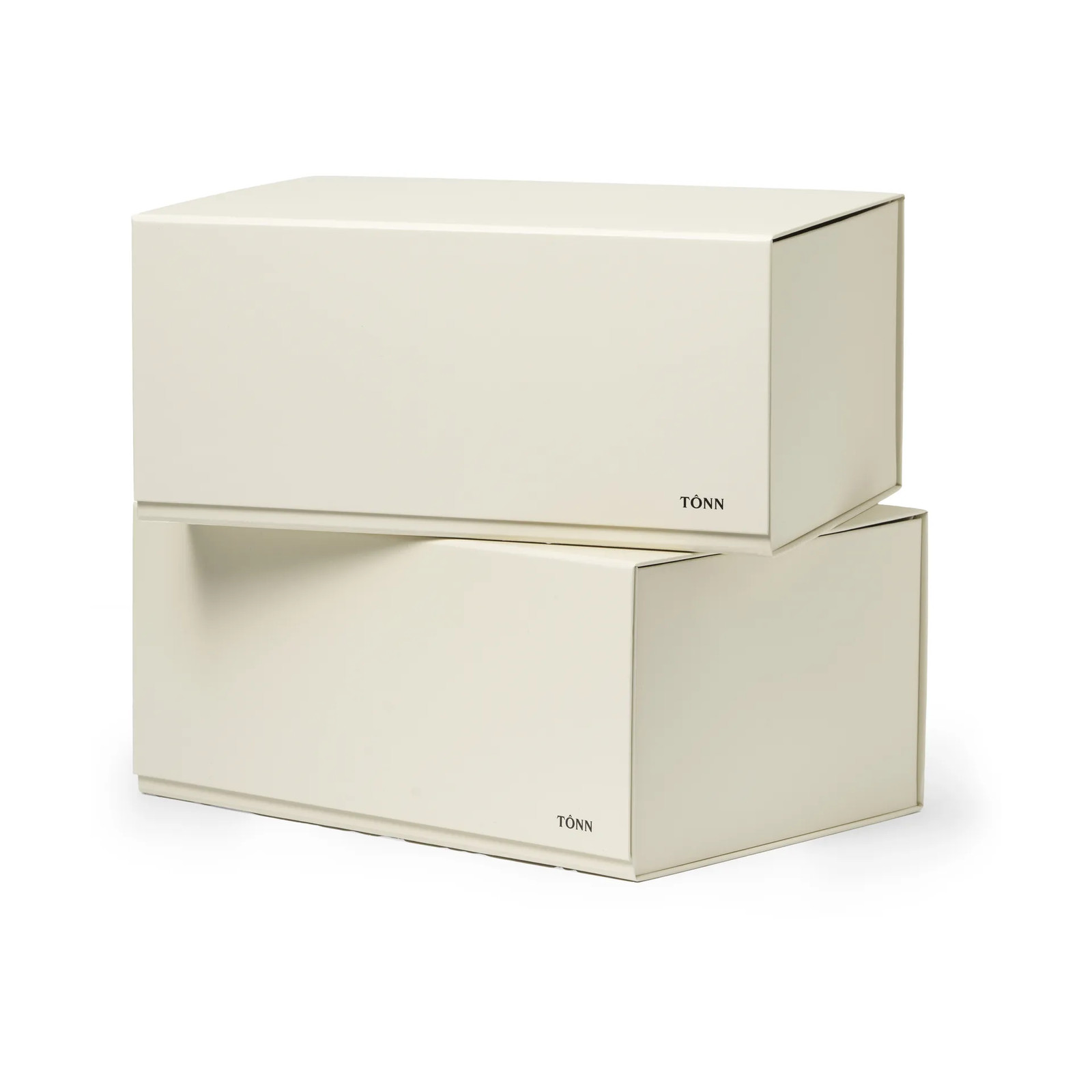 TÔNN furniture Pac box opbergbox Off-white medium 2-pack B/D/H: 30 x 13,5 x 22 cm