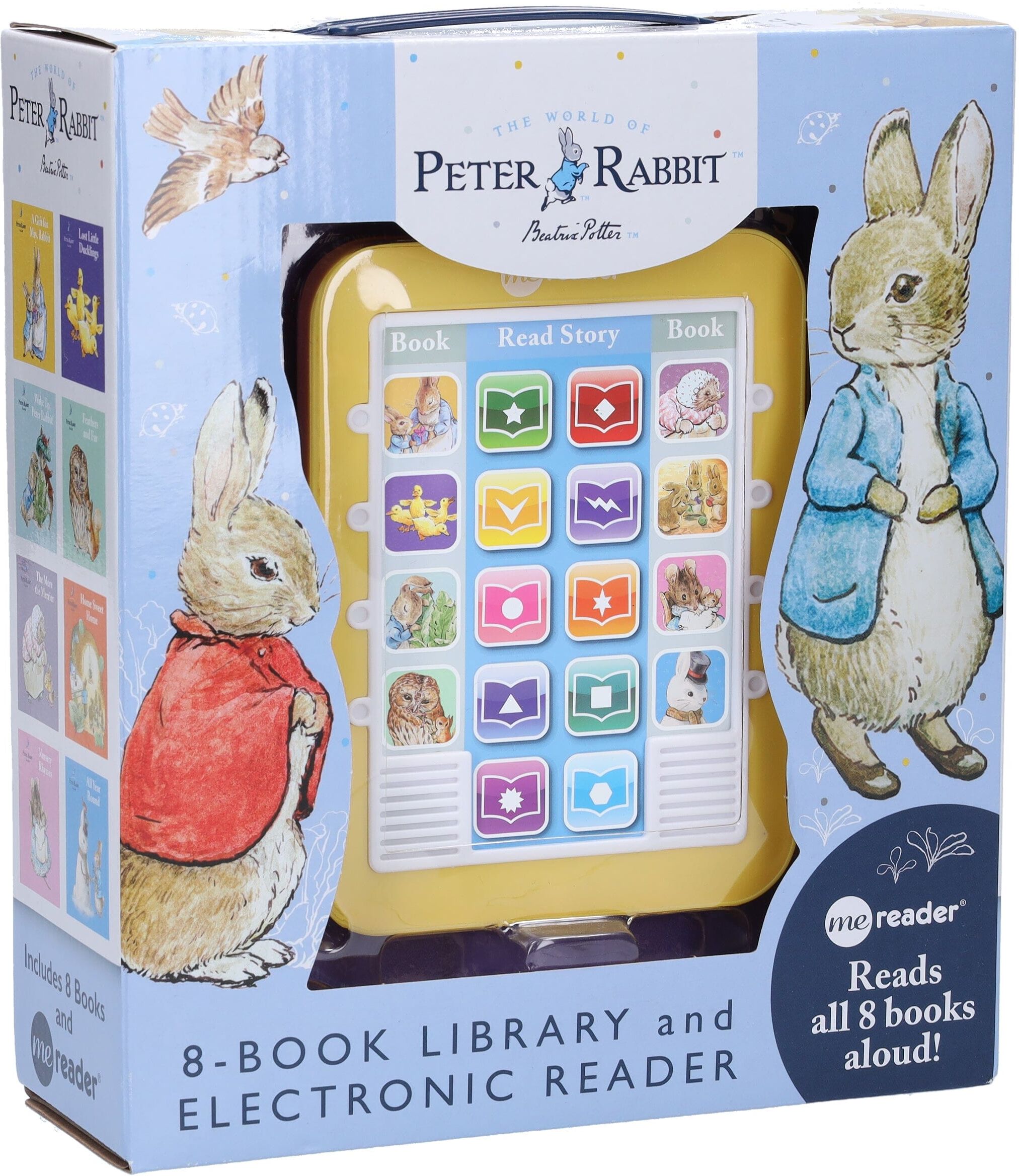 The World of Peter Rabbit: 8 Book Library and Electronic Reader Sound Book Set - Ages 3-6 - Paperback Phoenix International Publications, Incorporated
