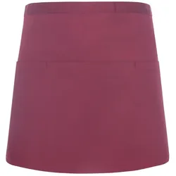 Karlowsky, Kochschürze, Vorbinder Basic, mit Tasche, bordeaux